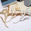 European and American Retro Jewelry, Palace-Style Corsage Brooch, Heavy-Duty, Oversized, Exaggerated, Three-Dimensional Rose Flower Pin Jewelry
