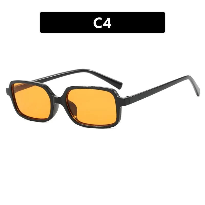Fashion Sunglasses Women Retro Square Small Frame Anti Blue Light Outdoor Glasses Simple Men Shades