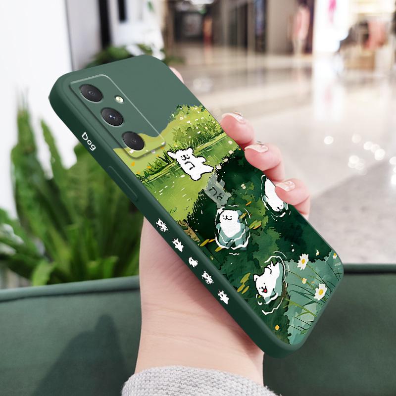 Country Puppy Phone Case For Samsung Galaxy A17 A56 A36 A26 A16 A06 A55 A35 A25 A15 A05 A05S A54 A34 A24 A14 A04 A04S 4G 5G Cov
