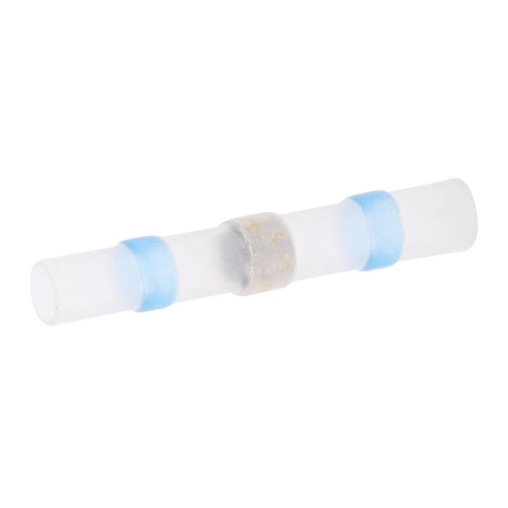 50Pcs Heat Shrink Tubes Solder Seal Wire Connector Kit Waterproof HotMelt Terminals(SST-S31 Blue )