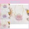 Fashionable Mini Princess Handbag With Stylish Bow And Chain For Kids Daily Use