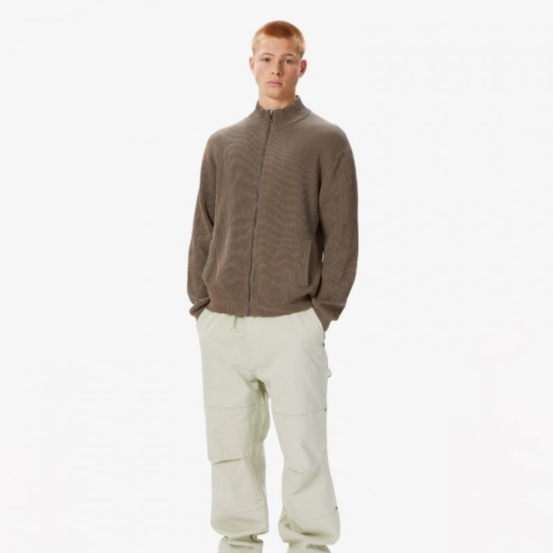 ThIs Is Never That Flawed Full Zip Cardigan Grey