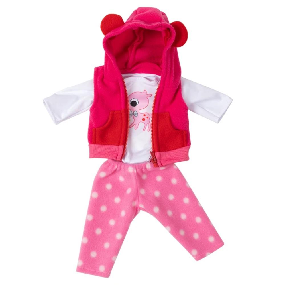 Fashion Cartoon Suit Wear For 17Inch 43cm Reborn Baby Doll, 18inch 45cm American Girl Doll Clothes and Accessories