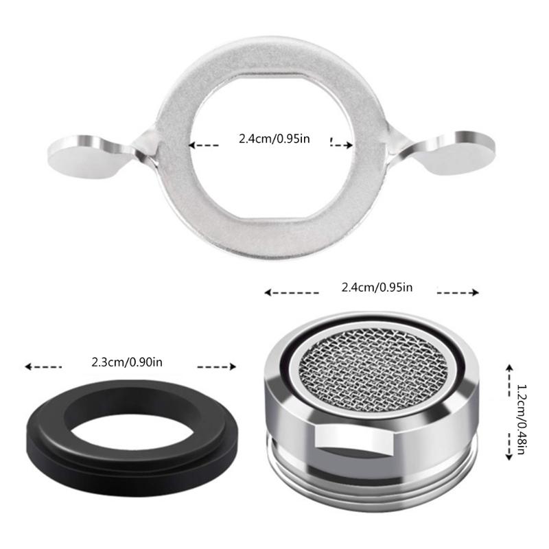 Simple Installation Water Saving Faucet Attachment Set Efficient Sink Faucet Aerator Practical Water Saving Solution