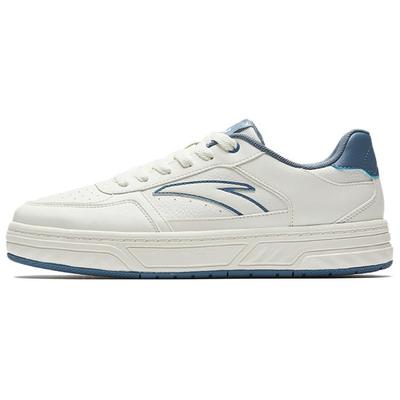 Baichuan Simple Comfortable Durable Lightweight Low-Top Skate Shoes Men Sneakers Ivory-White Misty-Blue 112538010-1
