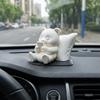 Creative Lazy Panda Figurine Simulated Panda Statue Desk Decoration Animal Model  Home Desk