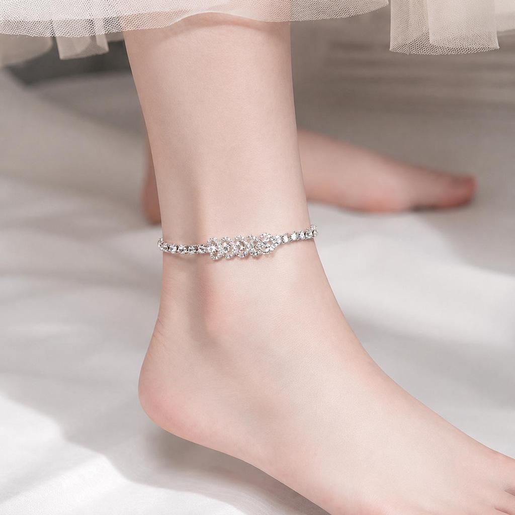 Retro Exotica: Multi-Layer Metal Tassel Anklet for Women, Cos Court Style Foot Jewelry