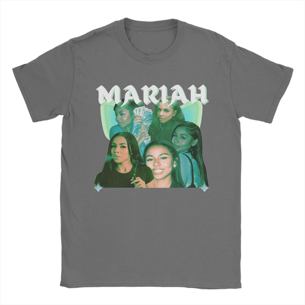 Bedrucktes Mariah the Scientist Vintage T-Shirt Herren Baumwolle Kurzarm O-Ausschnitt Sommer Top T-Shirt