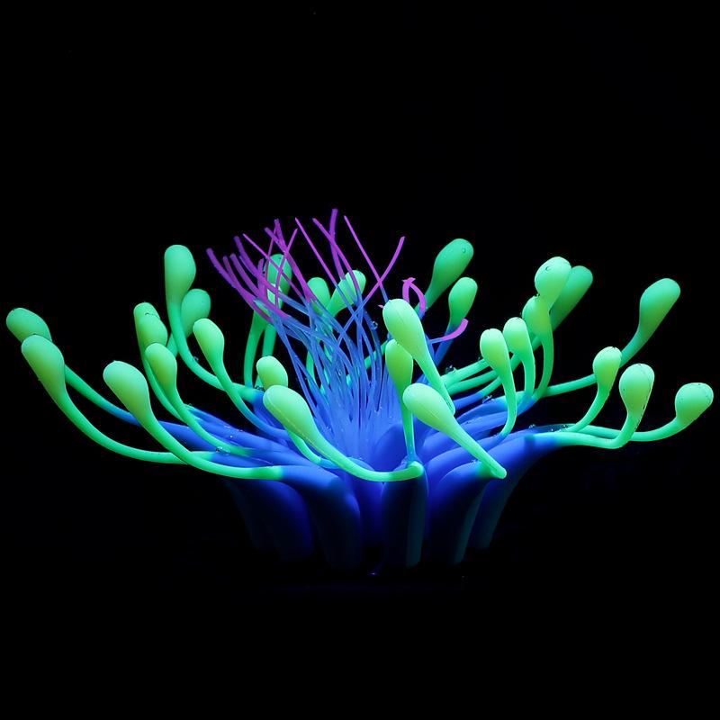 Silicone Soft Coral Aquarium Ornament