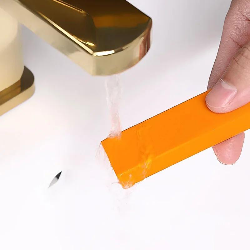 Limescale & Rust Remover: Easy Rubber Eraser for Bathroom Glass, Kitchen Toilet