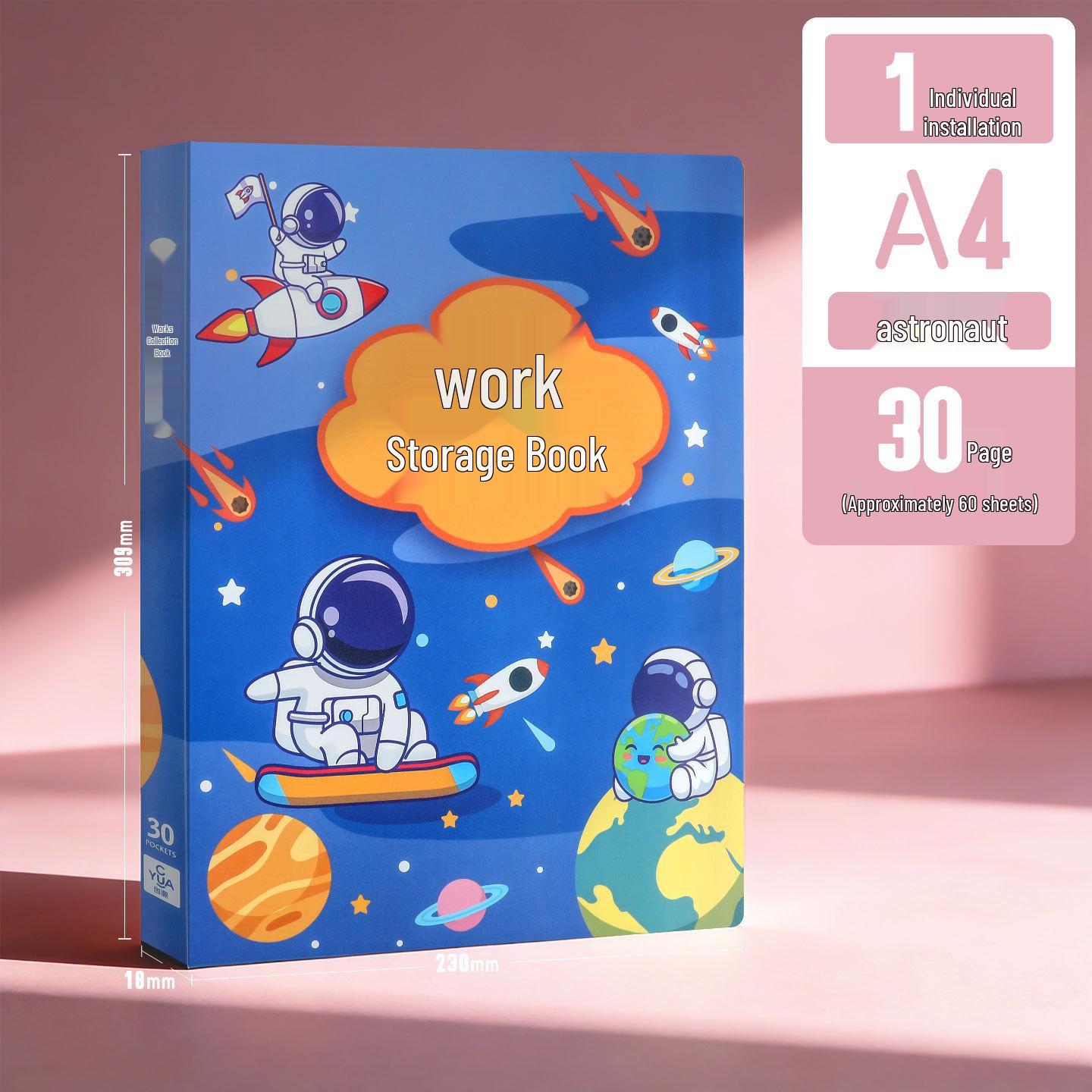 Children s Award & Artwork Storage Book: DIY Loose-Leaf Growth Record