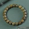 Unisex Handmade Green Sandalwood Bead Bracelet - Ethnic Style, Exquisite Design