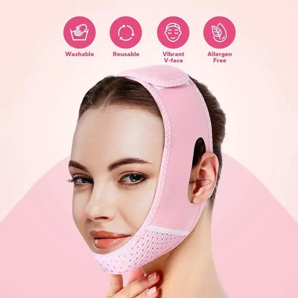Women Face Slimming Bandage Face Lifting Band V Line Shaper Chin Cheek Lift Up Belt Facial Massage Strap Beauty Skin Care Tools