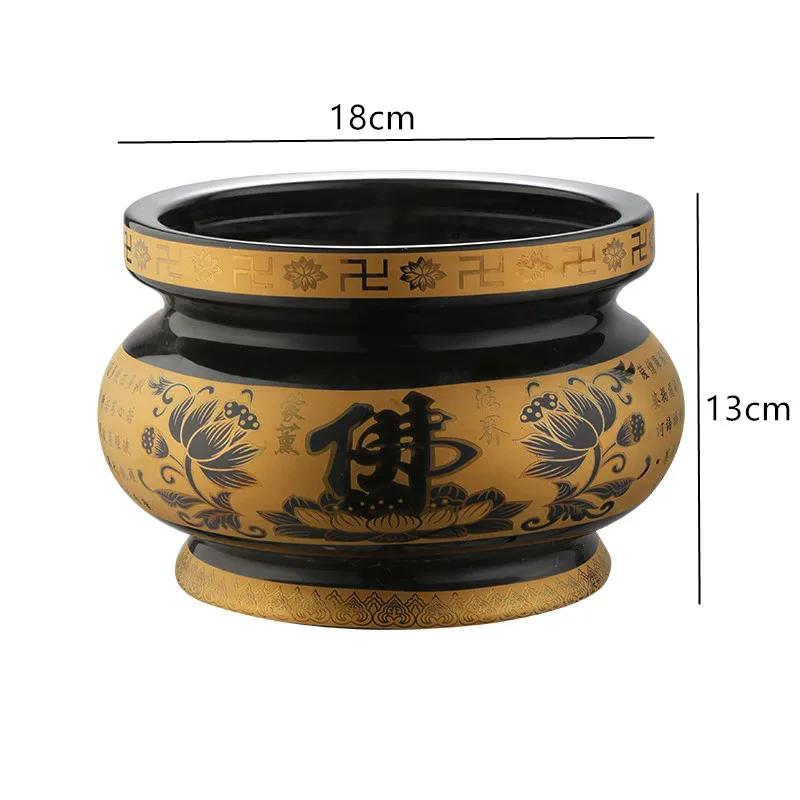 Keramika na kadidlo Buddhy, ozdoby na kadidlo, domácí dekorace Feng Shui, tradiční buddhistické potřeby, doplňky pro uctívání