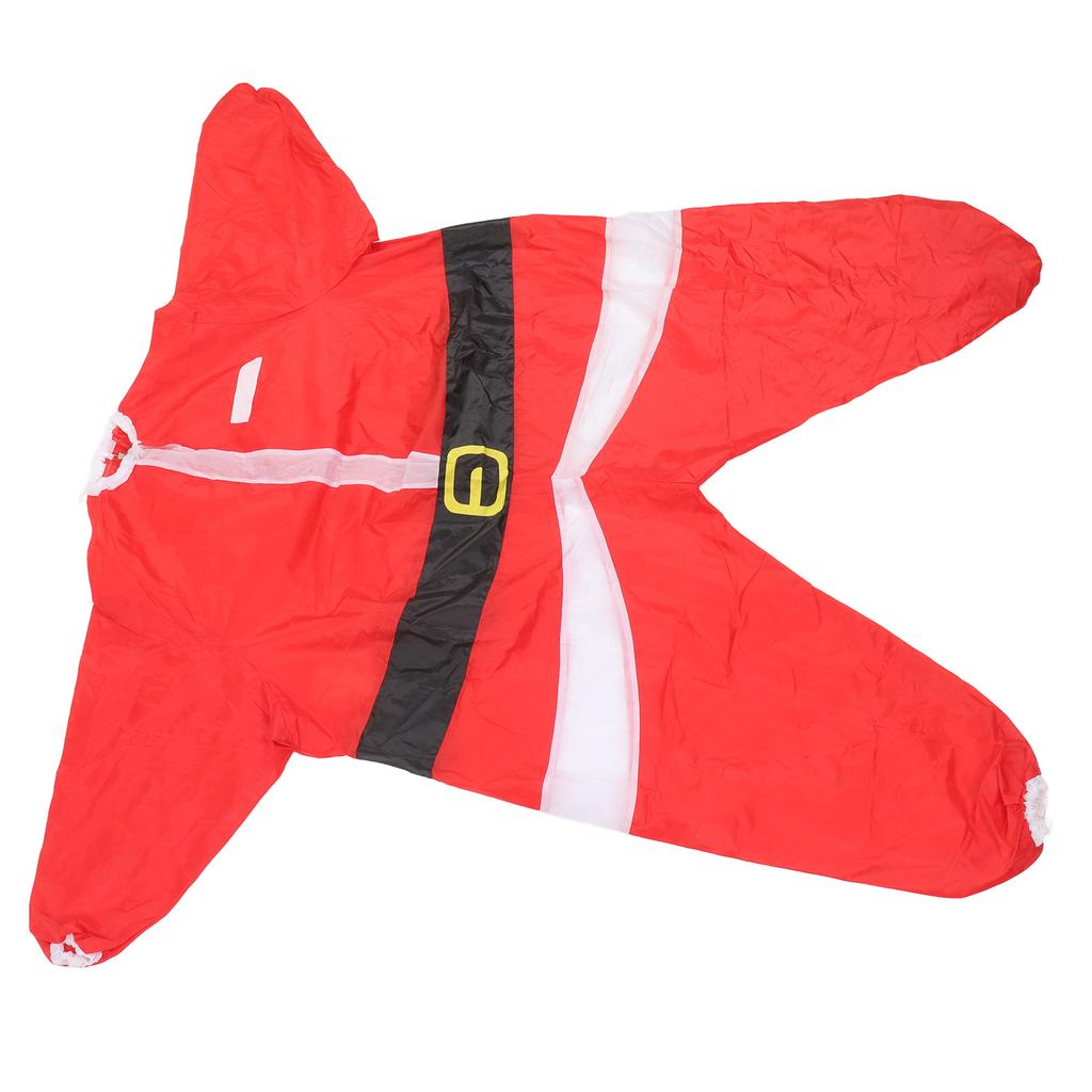 Inflatable Santa Suit Vivid Colors Battery Powered Inflator Polyester Inflatable Christmas Suit for