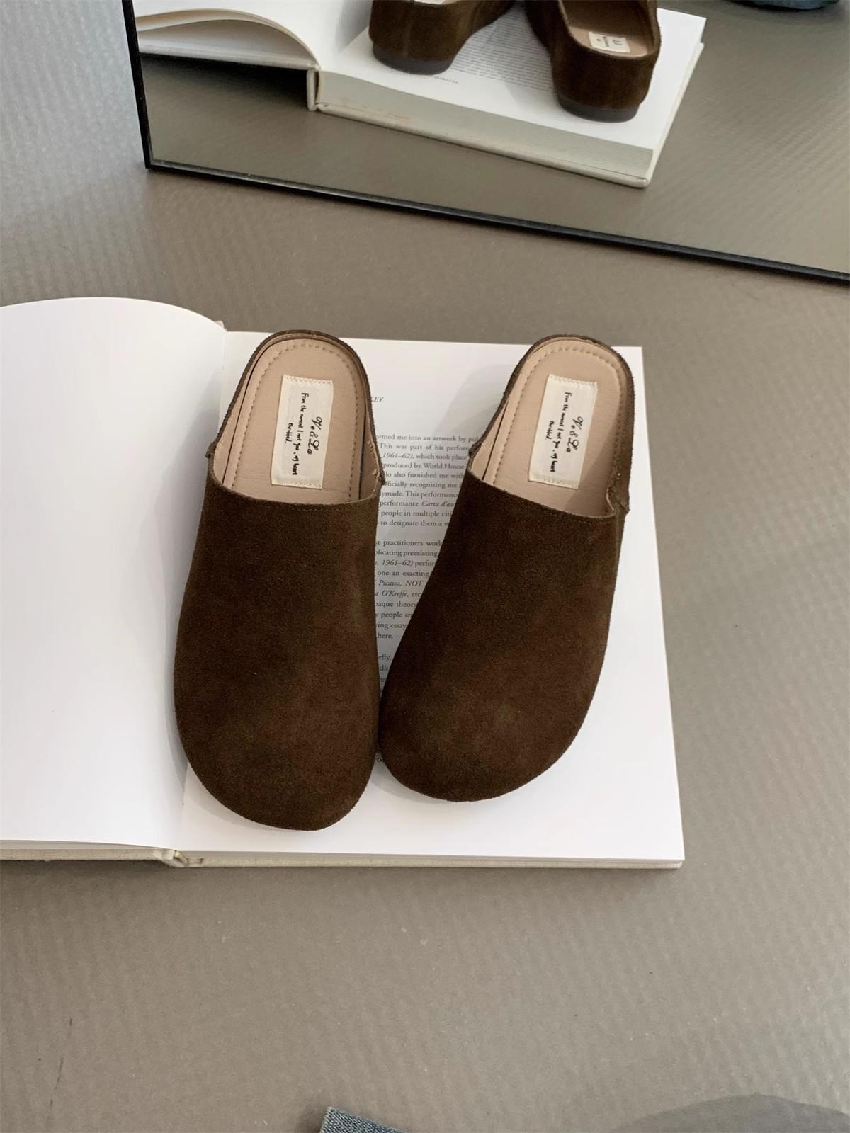 

Platform-soled Boken shoes women s shoes in the autumn of 2025, the new Mori women s retro matte soft leather, the inner height is increased, and t 40 кофейный