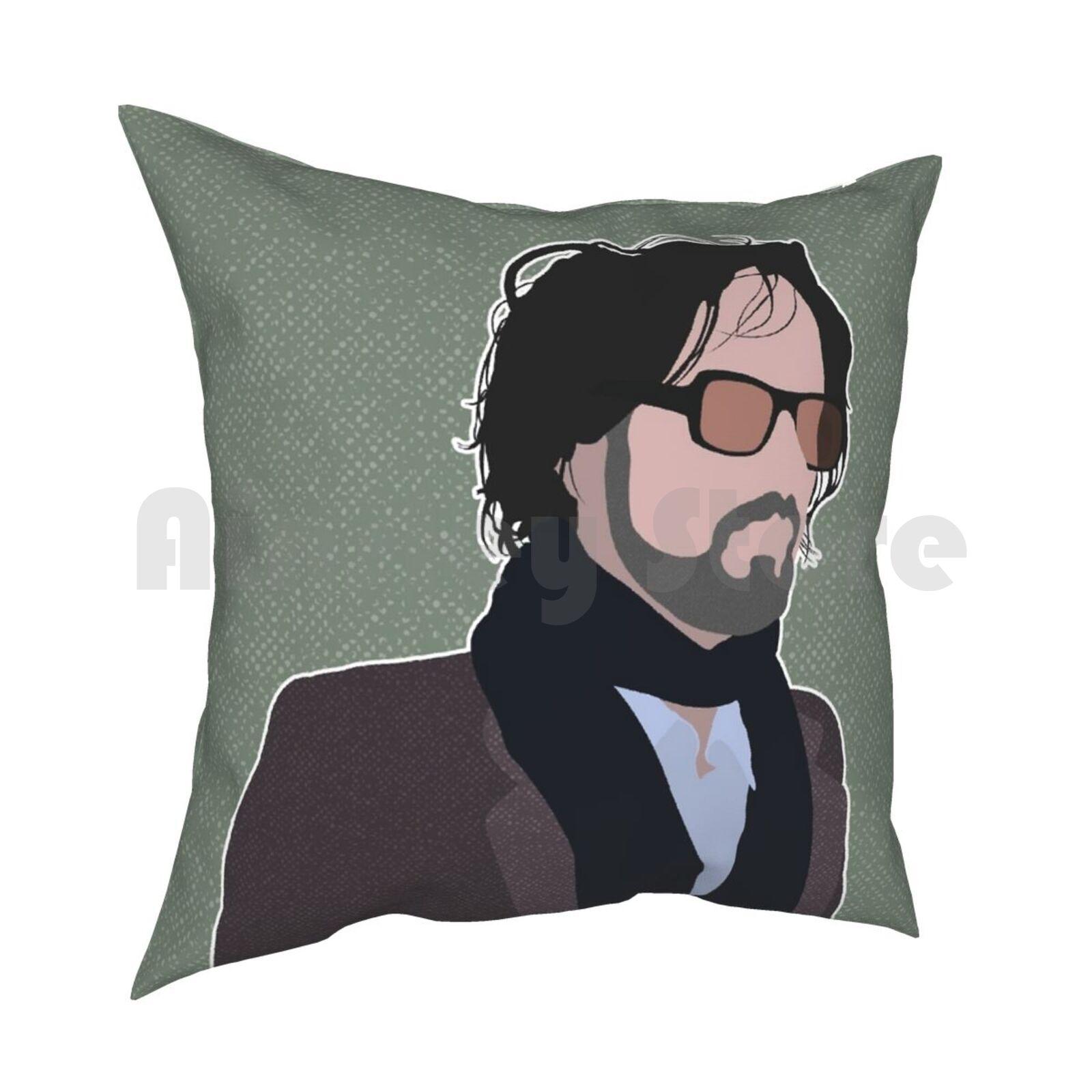 Jarvis Cocker Pillow Case Printed Home Soft Throw Pillow Jarvis Cocker Richard Hawley Pulp Pulp Band Music Band Pulp 30x30cm 12x12in