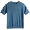 Fashionable Hollow Cotton Knitted Short-sleeved T-shirt for Women In Summer New Round Neck Loose T-shirt Half-sleeved Top