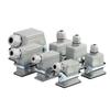 Heavy-Duty Rectangular Aviation Connector Plug & Socket: 6, 10, 16, 24, 32 Pin Options