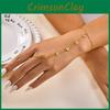 Fashionable Adjustable Bracelet With Zircon Decoration For Travel Gift