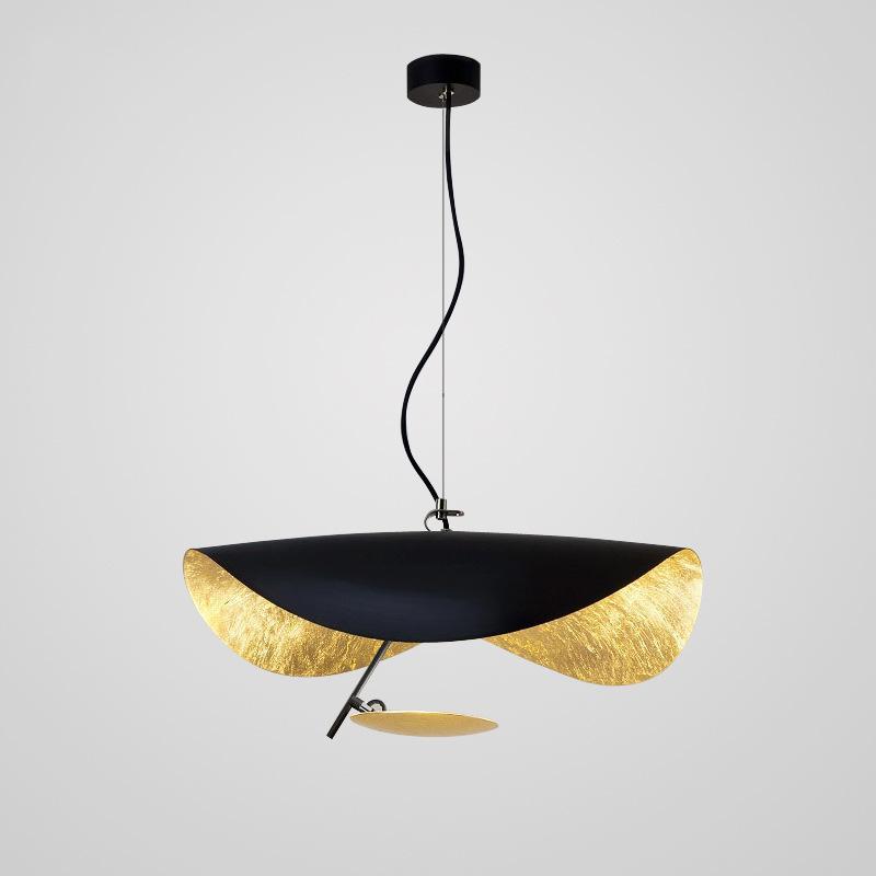 

Скандинавские постмодернистские роскошные светодиодные подвесные светильники летающая тарелка шляпа искусство домашний декор подвесная подвесная лампа гостиная ресторан