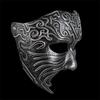 Pattern Ancient Geometric Resin Mask Role Playing For Christmas Halloween And