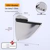 Zinc Alloy F-Shaped Glass Clip: Bathroom/Kitchen Shelf Support Bracket
