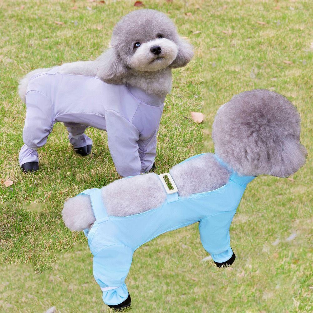 Full Leg Protection Dog Four-Legged Pants Dust-proof Dog Jumpsuit Shoes  Daily Wear
