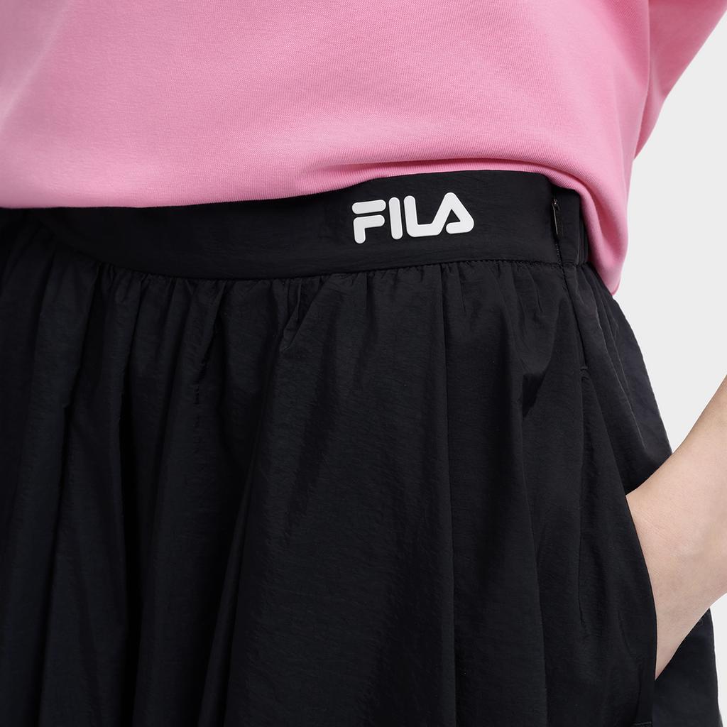 Fila Original Simple Fashion Classic Retro Comfortable Loose Tulip Skirt Casual Long Skirt Women Skirts Black F11W629301FBK