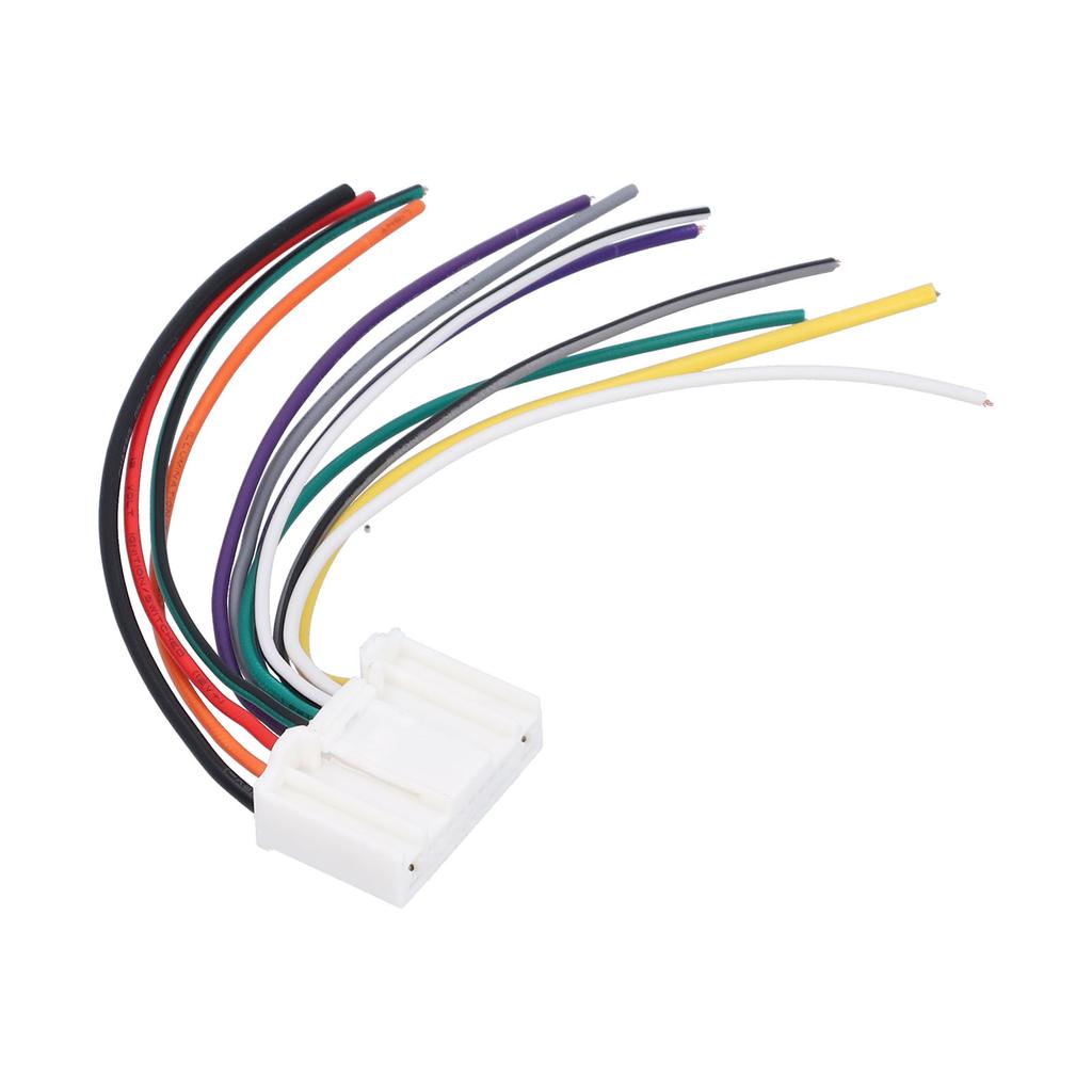 12 Pin Audio Wire Harness Accessory Replacement for Nissan Tiida Car Dual Stereo System