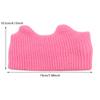 Cute Cat Ears Warm Knitted Headband Female Retro Face Wash Elastic Hair Bands Solid Color Simple Wide-brimmed Head Wrap