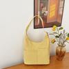 Large Capacity Tote Bag Women's Canvas Bag Solid Color Shoulder Crossbody Bag