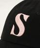 Seteo Vintage Mix Casual Ball Cap Black Pink