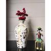 Cast Iron Metal Flower Vase for Home Decor and Living Room Vintage Antique Decor