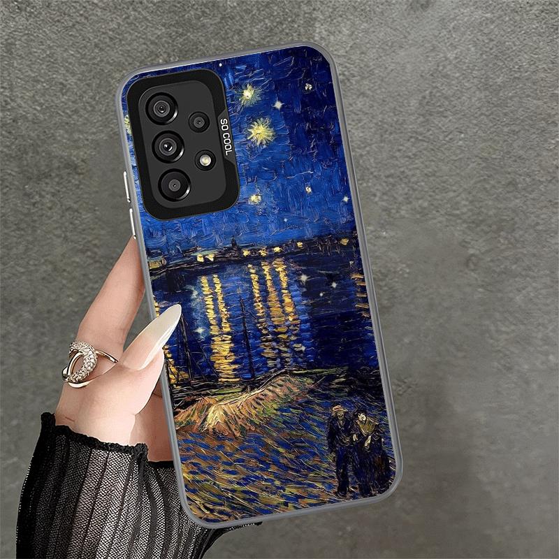 Van Gogh Oil Painting Aesthetics Soft Phone Case for Samsung A17 A16 A15 A14 A13 A57 A56 A55 A54 A53 A37 A36 A35 A34 A33 A26 A25
