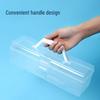 235 Art Calligraphy Tool Box - Portable Plastic Storage for Large and Small Brushes