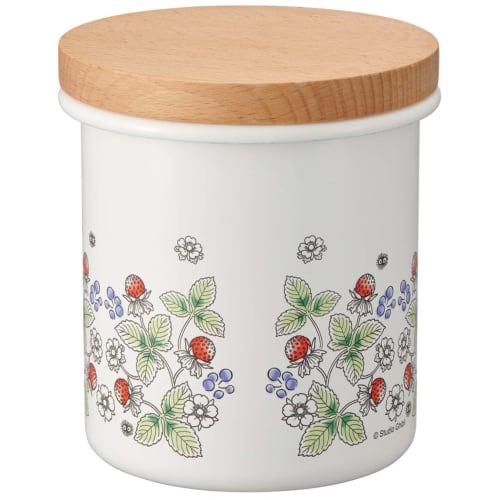 Skater Enamel Canister Wooden Lid 750ml My Neighbor Totoro ENC8-A