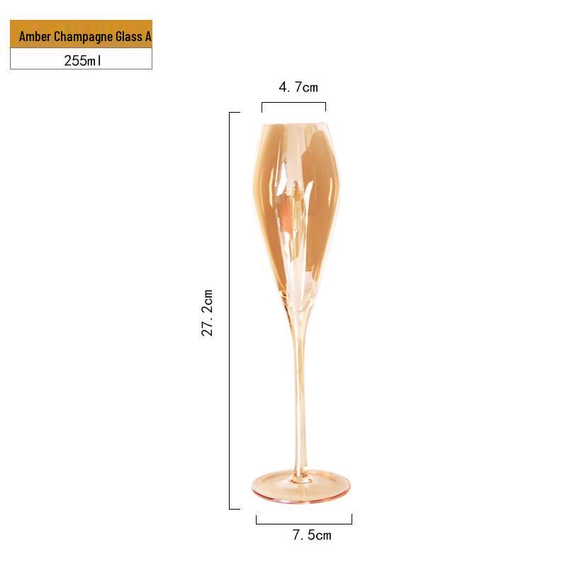 Amber Handblown Multi-Purpose Glass