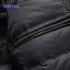 Men's Wool Blend Suit Jacket with Duck Down Liner