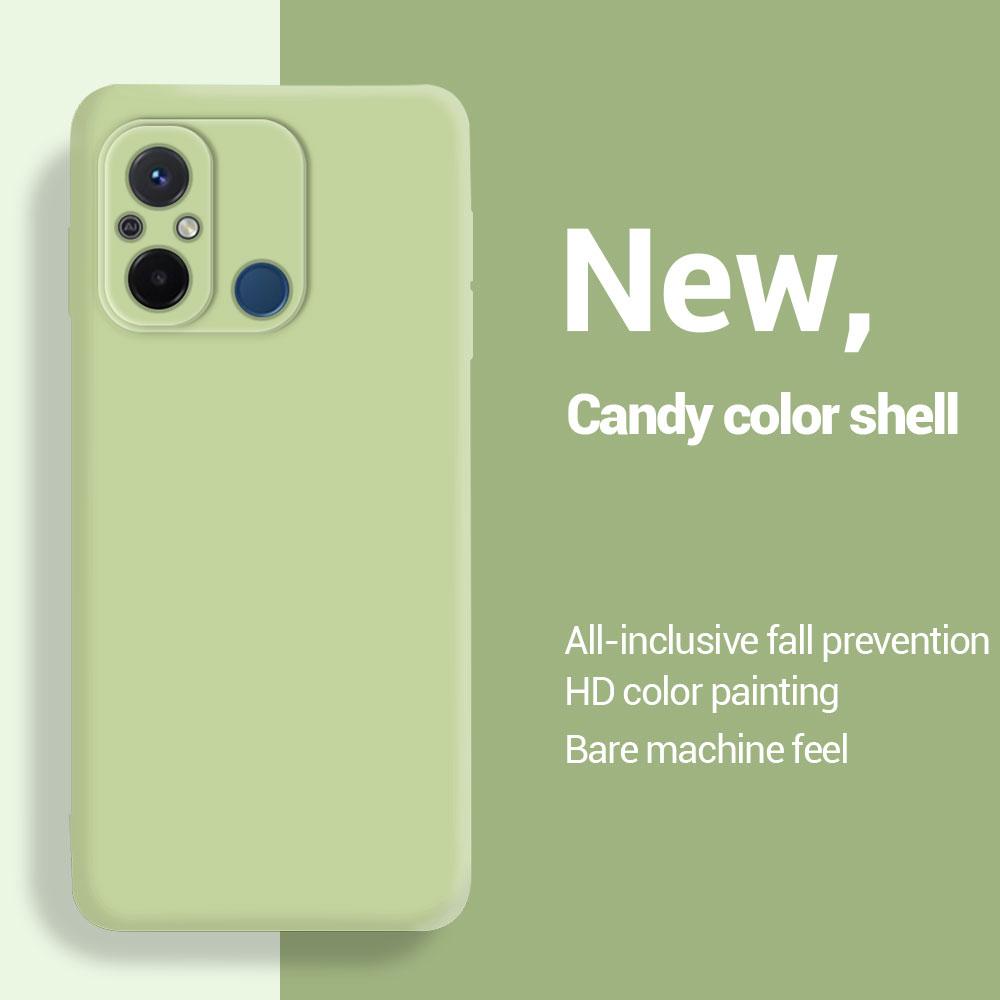 For Xiaomi Redmi 12C Case Matte Silicone Back Cover For Xiaomi Redmi 12C 12 C Phone Cases For Redmi 12C Fundas Coque