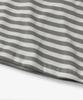 Yujen Antique Small Logo Stripe Ringer T-Shirt_Gray & White