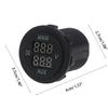 10-60V LED Digital Dual Voltmeter for Car Motocycle Voltage Meter Volt Detector