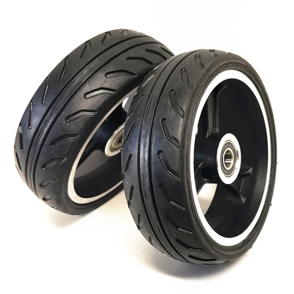 - Electric Scooter Electric Scooter Solid Wheel Tires Black