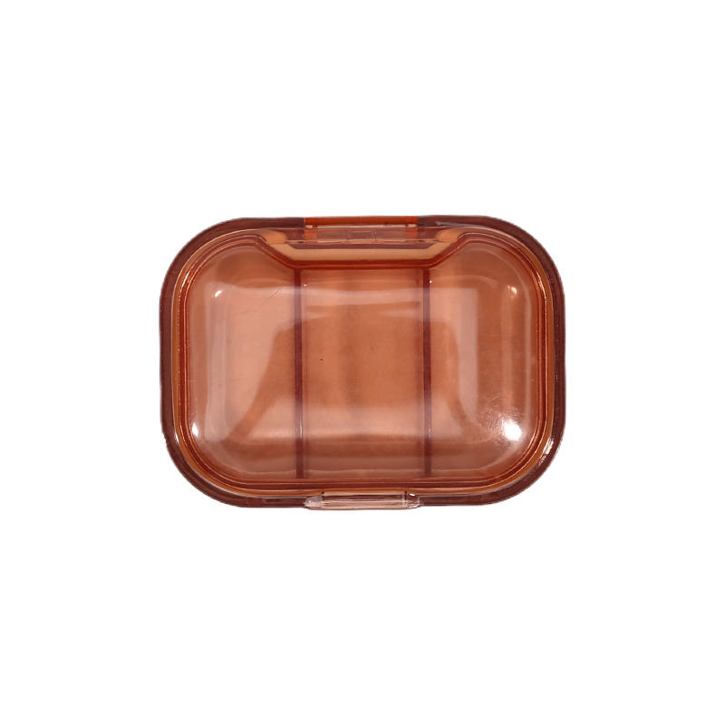 Portable Medication Dispenser Box for Three Daily Doses of Pills and Tablets Waterproof Medicine Case Pill Box