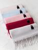 CEREALS Kumamon Cashmere Birthday Present 100% Scarf, Gift, (Bordeaux)