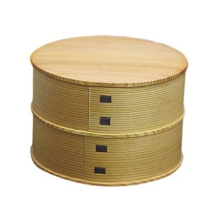 Odate Kogeisha Magewappa Hina Bento Box 2 vrstvy z obyčejného dřeva Akita Cedr Made in Japan 360 ccm každý