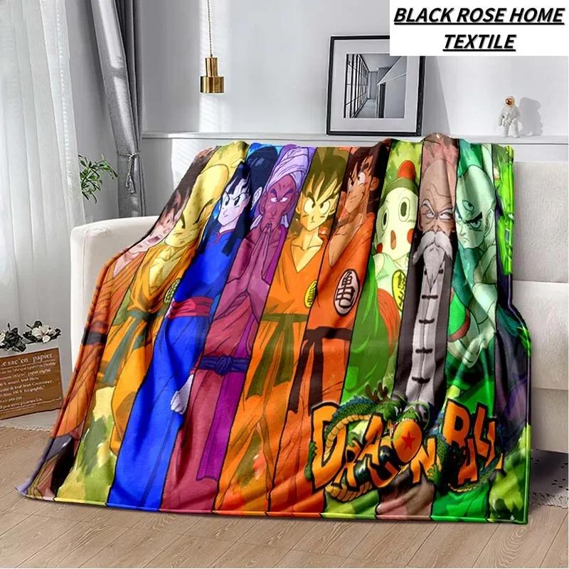 Fashion Art Print Comics D-Dragons B-Balls Blanket Bedroom Sofa Bed Sheet Outdoor Car Travel Hotel Portable Plush Cover Blanket
