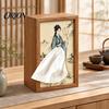 Handcrafted Decorative Tissue Box Chinese Style Rectangular Box, High-density Board Paper Holder, Classical Unique Oriental Home Decor Four