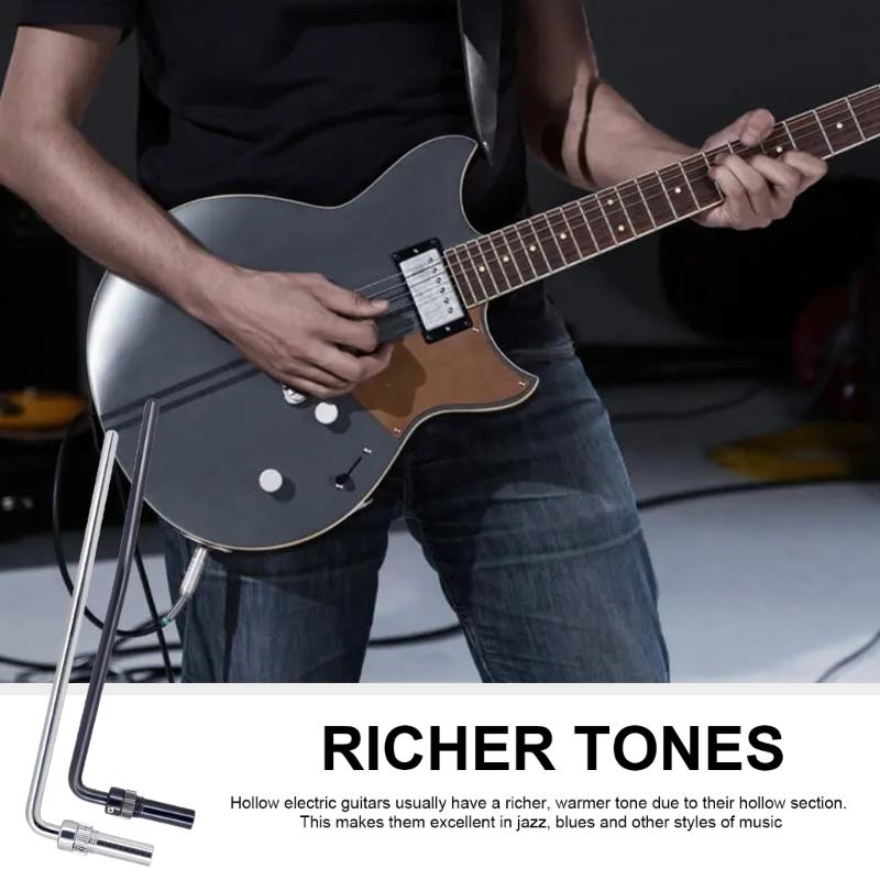 9mm Doppeltes Tremolo-Arm, Tremolo-Stange, Whammy Bar für Elektrische Gitarren-Tremolosysteme Ersatzteile für Elektrische Gitarren