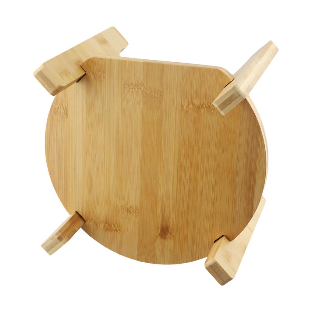 Drink Dispenser Stand Natural Wood Stand Fit Max 8.66 Inch Diameter Glass Drink Dispenser Home Kitchenware Wooden Frame